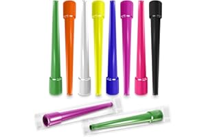 HAPYWAER 50 Pcs Disposable Hookah Tips BPA-Free Individual Wrapped Mixed Colors Mouth Tips Fit for Most Hookah Mouthpiece Handle