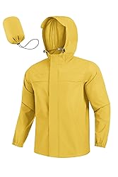 COOFANDY Men's Rain Jacket Waterproof Lightweight