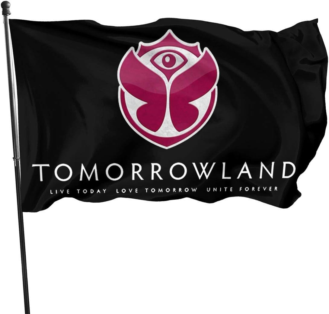 Ya Yi Feng 3x5 Feet Tomorrowland Vivid Color and UV Fade Resistant 100% Polyester Garden Flags Decorative Banner Flagpole Notincluded