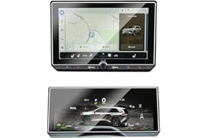 (2PCS) EUEKY tempered glass for 2026 RAV 4 screen protector 10.5 Inch Nav. & 12.3 Inch Dash Easy Install for 2026 RAV 4 LE/ S