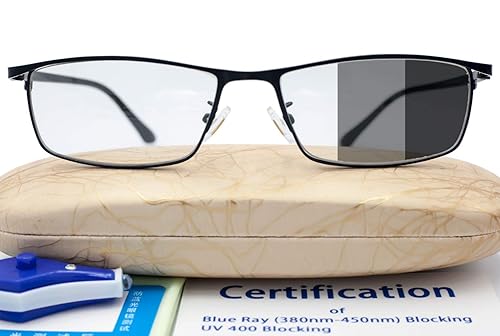 Blue Light Uv Blocking Photochromic Glasses Computer Men Anti Eye - Main Image