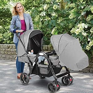 double stroller face to face