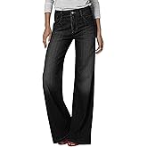 BMSTAY Women's High Waisted Wide Leg Jeans Loose Fit Straight Leg Denim Pants 2025 Trendy