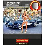 2017 16 Month Car Girl Calendar by