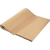 Harloon 200 Pcs Parchment Paper Baking Sheets, Heavy Duty Precut Baking Sheets Nonstick Parchment for Cookies Steaming Grilling Cooking Air Fryer Oven Pan Air Fryer(Brown,13 x 18 Inch)