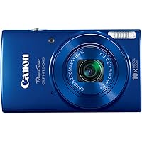 Canon PowerShot ELPH 190 IS Digital Camera (Blue) with 10x Optical Zoom and Built-In Wi-Fi