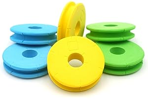 Premium EVA Foam Tenkara Line Holders (Multi-Color 6 Pack) / Euro Nymph Leader Rig Holders
