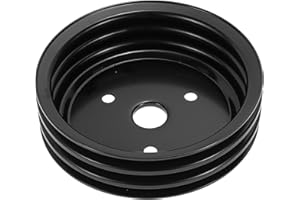 REPAIROCK Crankshaft Pulley for Chevy SBC Small Block 262 265 267 283 302 305 307 327 350 400 SWP Triple-Groove Short Water P