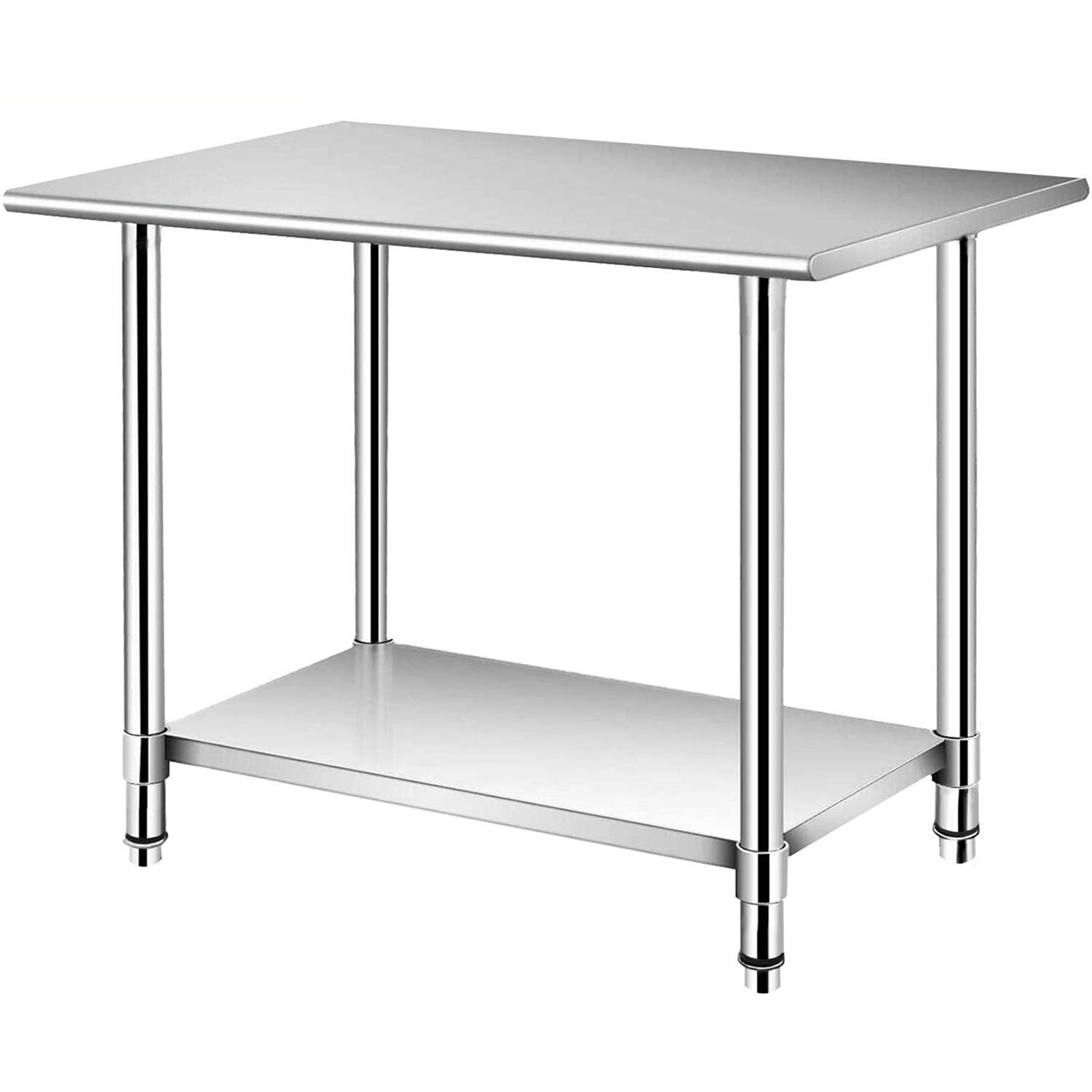 Commercial Kitchen Equipment Stainless Steel Commercial Kitchen Table Heavy Duty Catering Food Prep Workbench Food Preparation Equipment