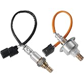 2Pcs Oxygen Sensor Upstream Downstream O2 Sensor Compatible with 2007-2011 Honda Civic DX EX LX 1.8L L4 Replace 234-9124, 234-4350, 36531-RNA-J01, 36532-RNA-A01