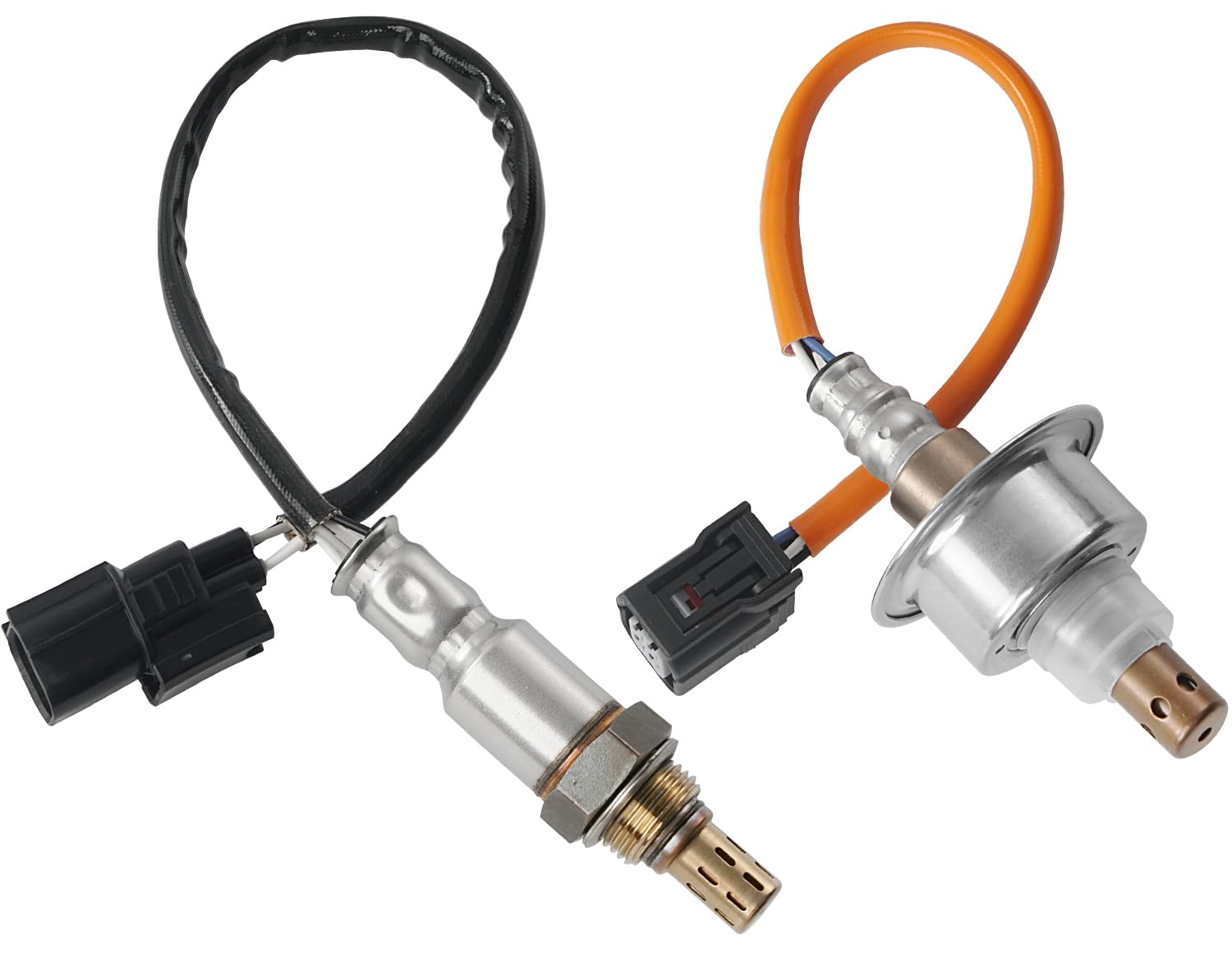 Photo 1 of 2Pcs Oxygen Sensor Upstream Downstream O2 Sensor Compatible with 2007-2011 Honda Civic DX EX LX 1.8L L4 Replace 234-9124, 234-4350, 36531-RNA-J01, 36532-RNA-A01