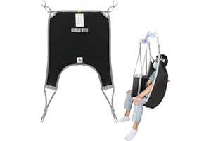 EZ Assistive Patient Lift Divided Leg Sling with Lower Back, Patient Lift Sling for Transfer and Positioning and Lifting, 500lb Weight Capacity