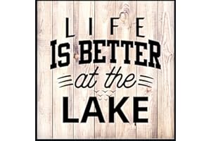 Life Is Better At The Lake: Lake House Guest Book for Vacation House, Rental Property, Cabin Rental and Vacation Home | Visitor Comments Book