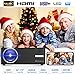 Video Projector 2600 Lumens, Ifmeyasi Mini Portable Projector for Home Movie Theater, Support Full HD 1080P, HDMI, VGA, USB, AV Compatible with Fire TV Stick Smartphone Laptop PC Tablet