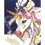 M.C.G. Textiles Sweet Unicorn Latch Hook Rug Kit