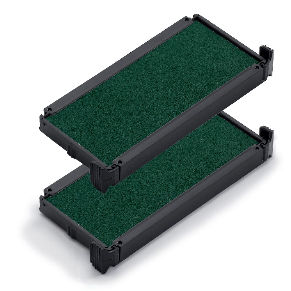 Trodat Replacement Ink Pads 6/4913 – Pack of 2 – Green Ink – for the Printy 4913, 4913 Typo and 4953