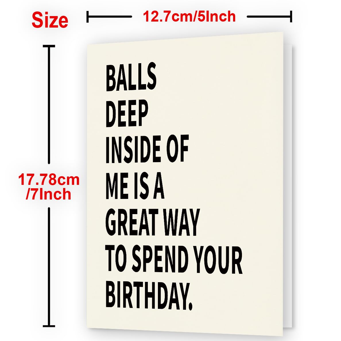 WowBefun Naughty Birthday Card for Men, Husband, Boyfriend, and Him | Happy Birthday Gifts & Decorations for Men