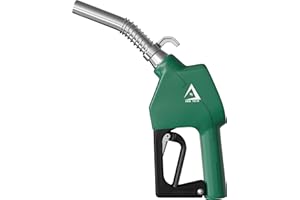 DBR Tech® Automatic Fuel Nozzle 3/4" NPT with Hook - Professional Heavy-Duty Gas Pump Handle with Auto-Shutoff Safety & 3-Speed Control (9-16 GPM) for Gasoline, Diesel, Biodiesel & Kerosene