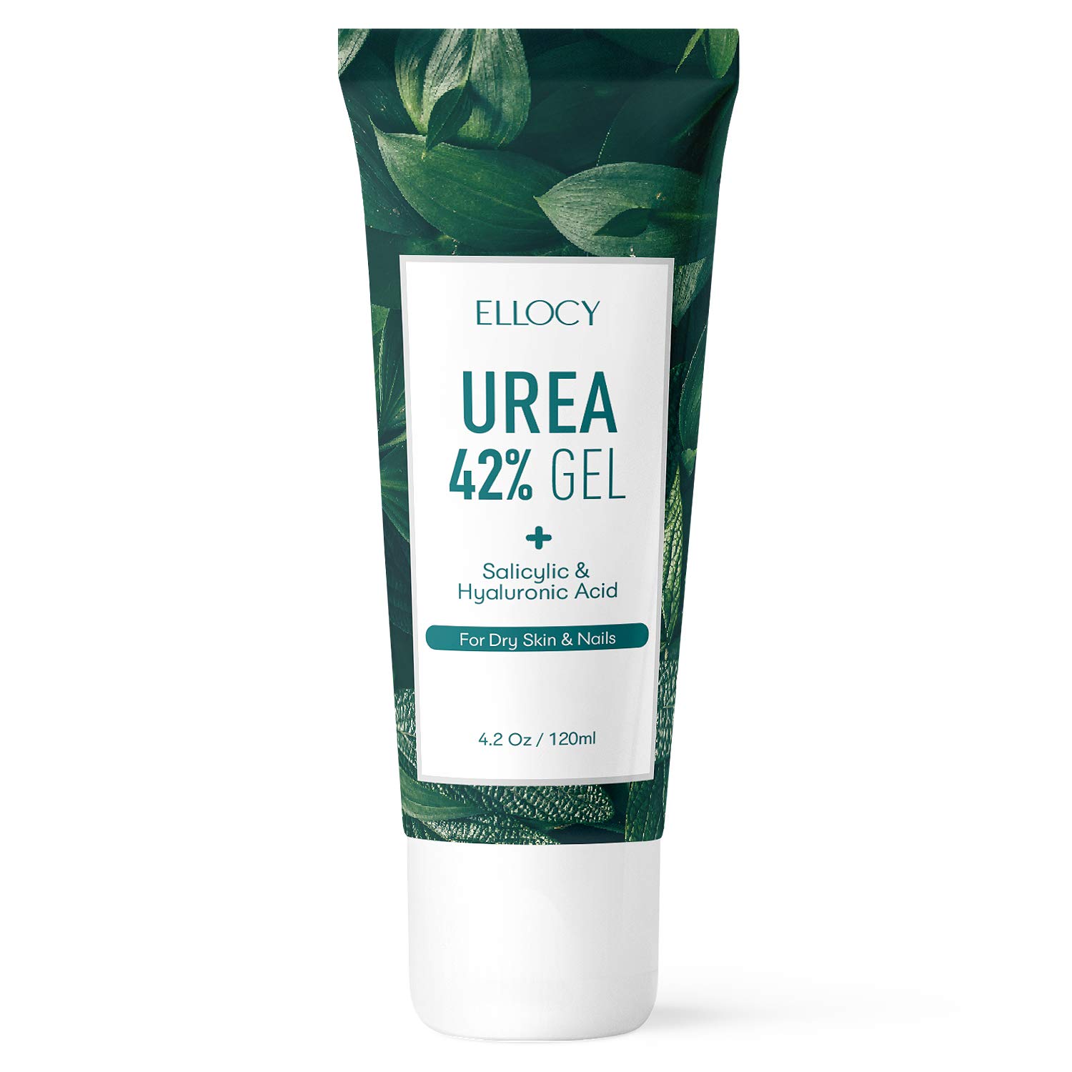 Ellocy 42% Urea Gel Max Plus Salicylic & Hyaluronic Acid - Softens and Rehydrates Cracked Heels, Elbows, Feet, Hands & Helps Rid Toenail Fungus : Beauty