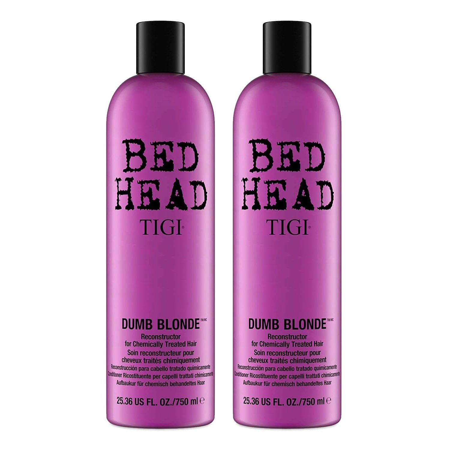 Bed Head by TIGI Dumb Blonde Hair Repair Conditioner for Coloured Damaged Hair, 750 ml