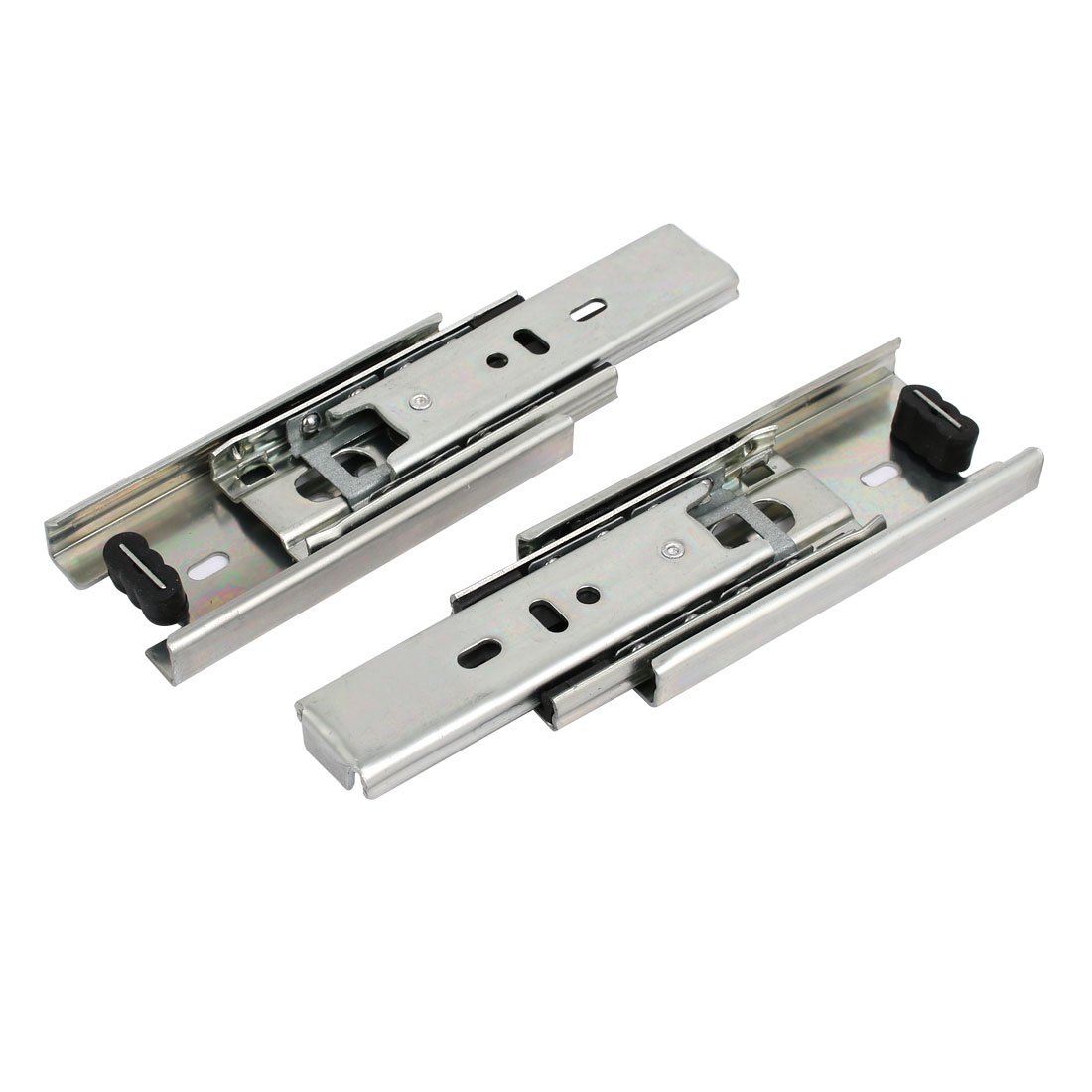 Sourcingmap 4-Inch Drawer Slides, Full Extension Ball Bearing Slide Track Rail 45mm Wide 33lb Capacity, 1 Pair