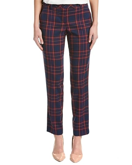trina turk plaid pants