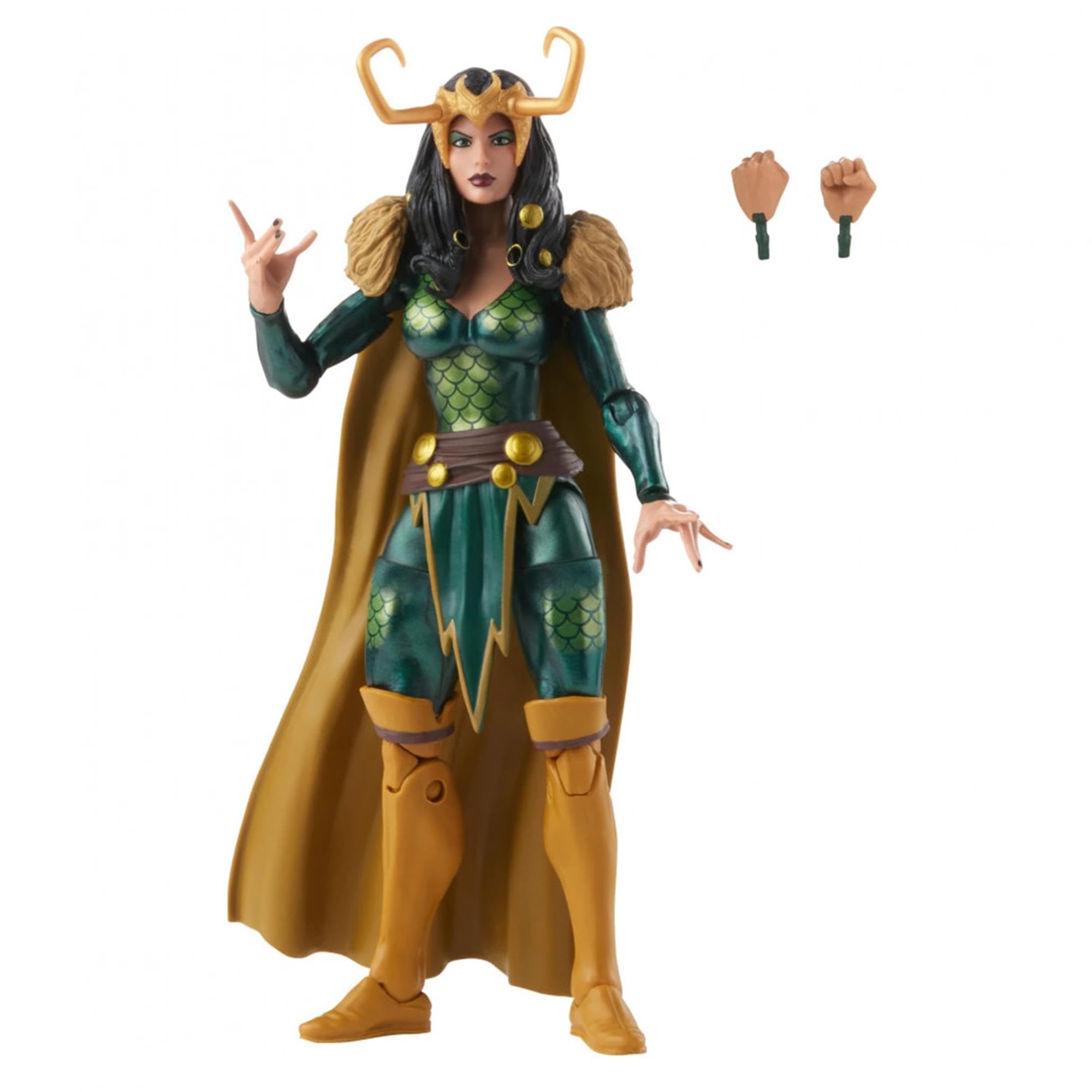 Photo 1 of Marvel Legends Series Loki Agent of Asgard 6-inch Retro Packaging Action Figure Toy, 2 Accessories