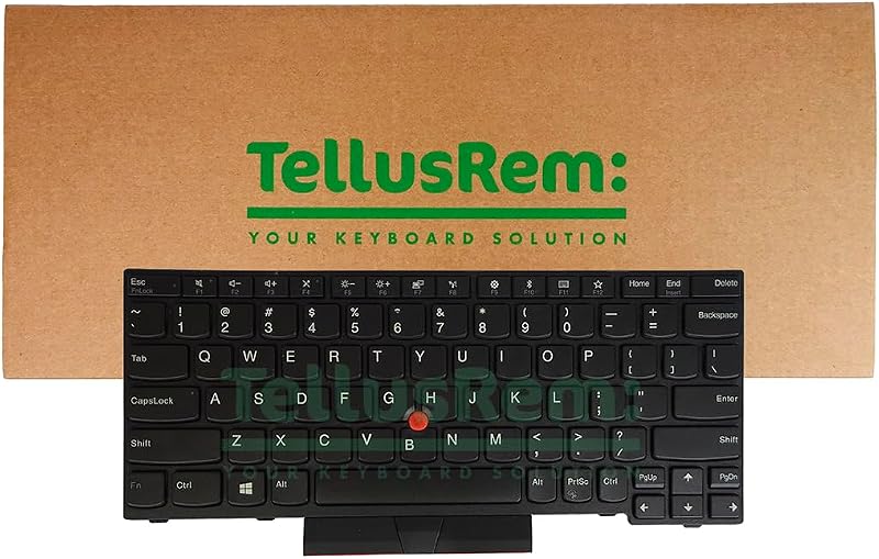 TellusRem Non-Backlit US Keyboard for Lenovo Thinkpad X280 X390 X395