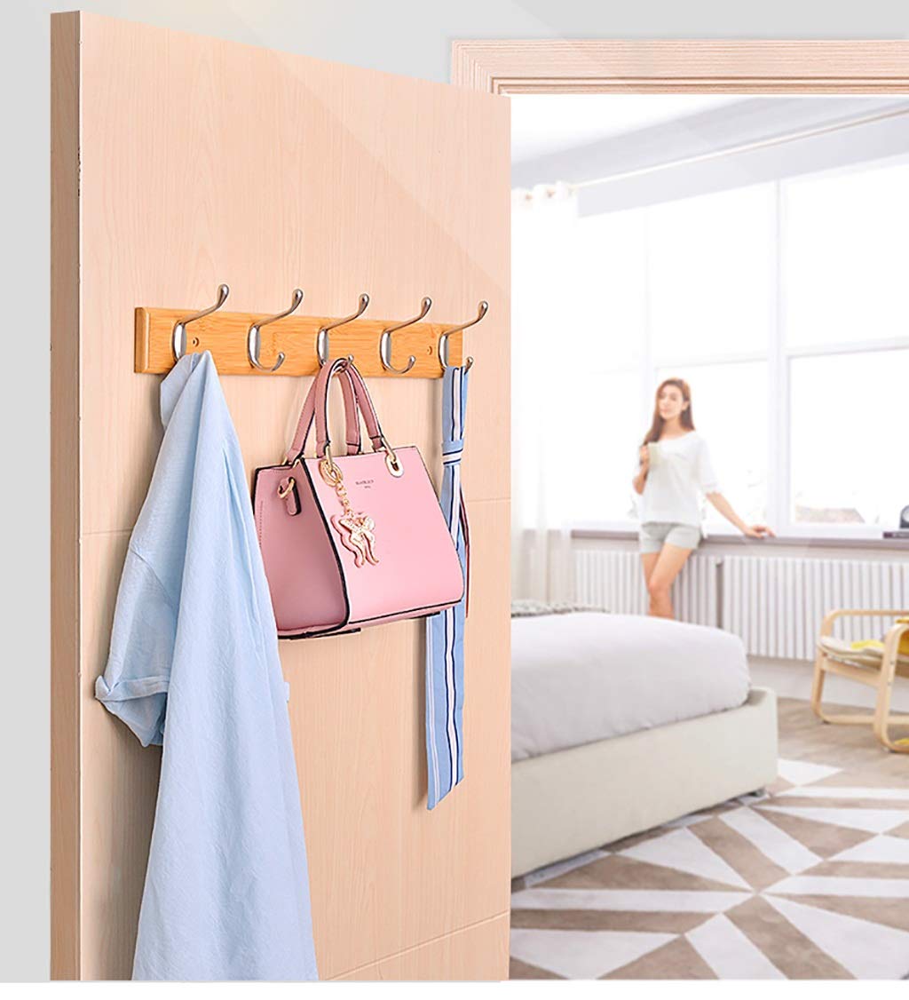 Amazon.com: Perchero de pared con gancho para puerta detrás ...