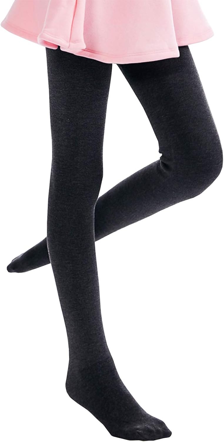 Medias Termicas Niña Sólido Cálido Invierno Leggings Pantimedias de Baile Negro 100120 Amazon