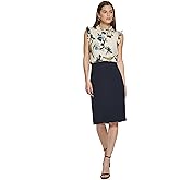 DKNY Womens Business Casual Knee-Length Pencil Skirt