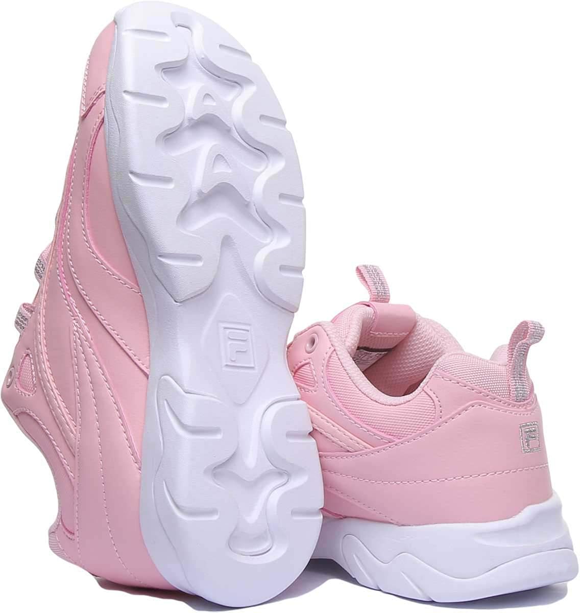 fila ray trainers pink