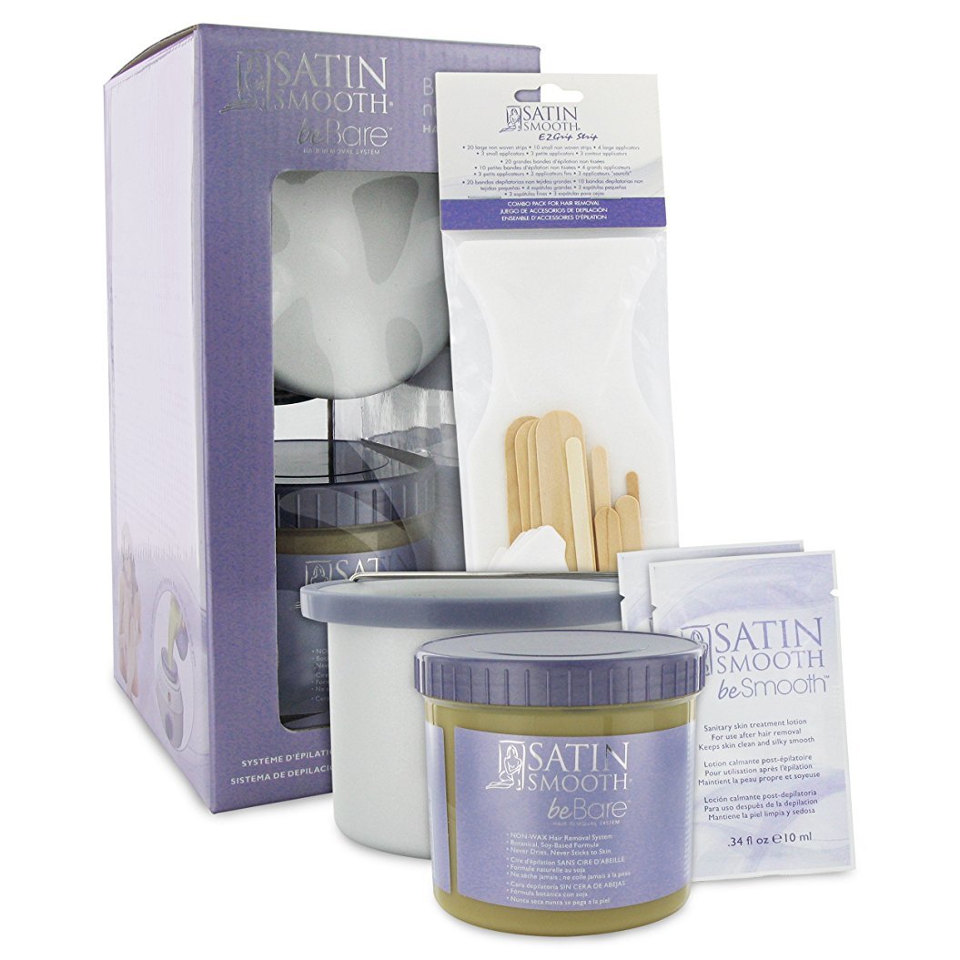 Satin Smooth Bebare Botanical Hair Removal System Kit Amazon In