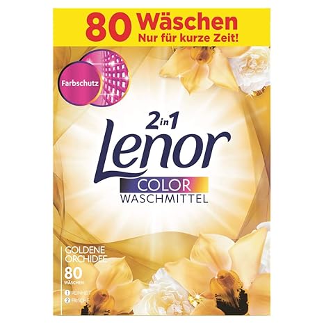 Lenor Waschmittel Color Pulver Goldene Orchidee 5.2KG - 80WL