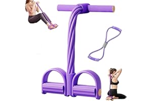 Fashion Puller Exercise, 8-Tube Pedal Resistance Device, Pedal Resistance Band with Handle,21 Fitness Resistances Bands for A