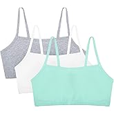 Fruit of The Loom Womens Spaghetti Strap Cotton Sports Bra - All-Day Comfort