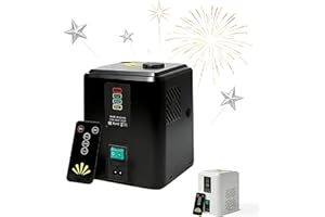 Mini Stage Light Cold Spark Machine, Mini Cold Spark Machine Spark Machine Fountain with 10 Packs of Powder, Capable of 10ft 
