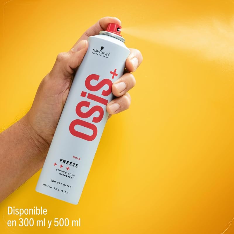 Schwarzkopf Professional OSIS Freeze - Lacca Capelli - Acabado Spazzolable - Fijación Fuerte 300 ml — foto 2 de 7