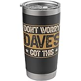 Vintage Name Dave Stainless Steel Insulated Tumbler