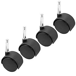 suiwotin 4pcs 2 Inch Swivel Caster Wheels, M8 Grip