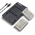 Newmowa EN-EL5 Replacment Battery (2-Pack) and Dual USB Charger Kit for Nikon Coolpix 3700, 4200, 5200, 5900, 7900, P3, P4, P80, P90, P100, P500, P510, P520, P530, P5000, P5100, P6000, S10 Cameras