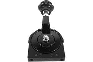 jojofuny Hand Control Lever for Excavator and Farm Vehicles Manual Throttle with Push-Pull Cable Mechanism
