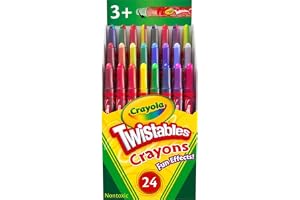 Crayola Twistables Crayons for Kids (24ct) Cute School Supplies for Toddlers, Preschool, Kindergarten, Elementary, Gifts for