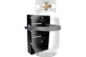 AIWGIW 10LB Propane Tank Bracket Strap, RV Propane Tank Mounting Trailers, Campervan, Jeep and Overland Vehicles