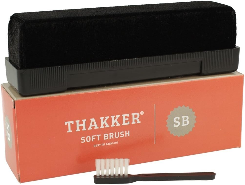 THAKKER Soft Brush - Antistatic Record Brush with velvet Pad incl. needle Brush - Image 3