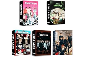 BAOSAI 5 Pack/150 PCS EN Photocards Set EN Lomo Card Fans Merchandise - Double-Sided Lomo
