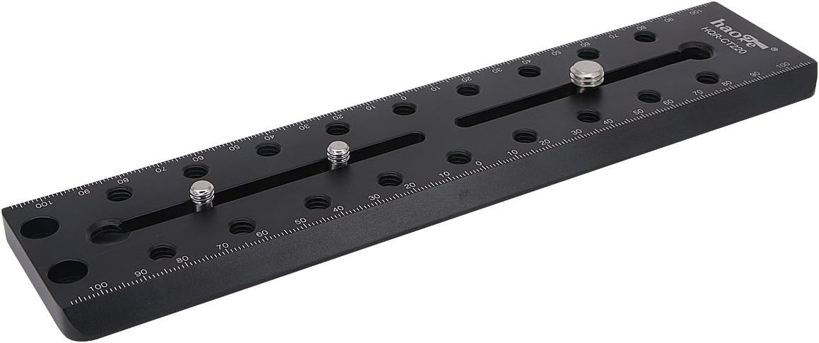 Haoge HQR-CT220 220mm Camera Quick Release QR Plate for Cartoni Focus Focus 8S, Focus HD, e-Focus, Lambda 10, HiDV, Smarthead - Image 3