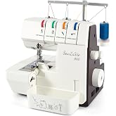 SewLaVie 360 Upgraded Serger Overlock Machine with Wide-Open Threading | Ideal for home tailoring, DIY crafts &amp; edge finishing. Best for home sewists. Features 12 stitches, 2/3/4 thread &amp; 1300 SPM