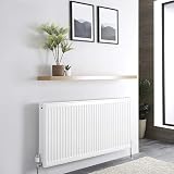 Milano Compact White Type 22 Horizontal Double Panel Convector Radiator 600x1200 view 3