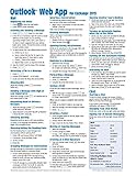 Microsoft Outlook Web App (OWA) for Exchange 2013 Quick Reference Guide (Cheat Sheet of Instructions by 